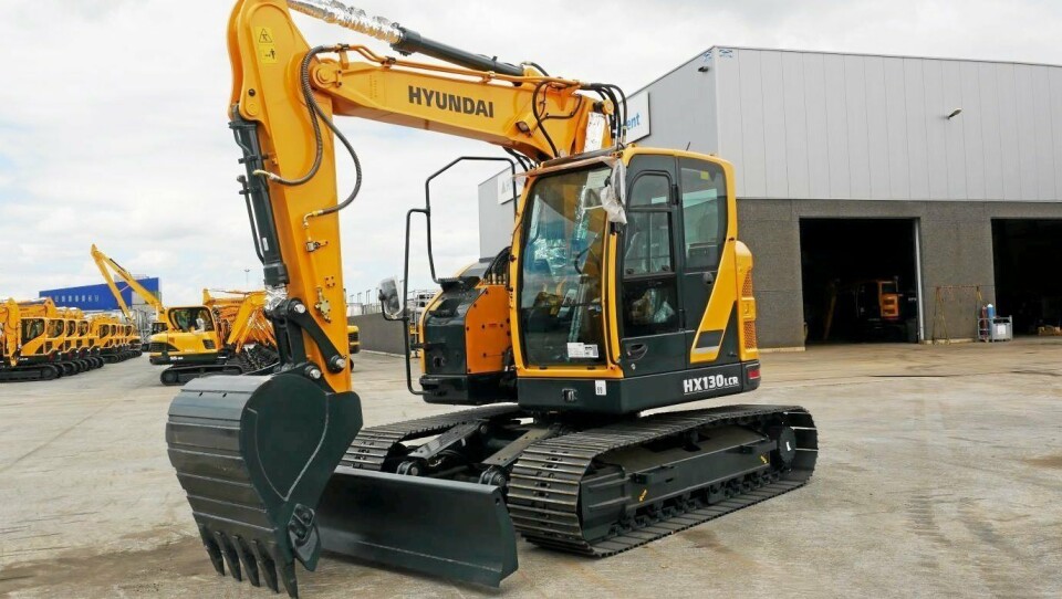 NY GENERASJON: Den nye Hyundai HX130 LCR er Hyundais 3. generasjon kompaktgraver og erstatter modellen HX125.