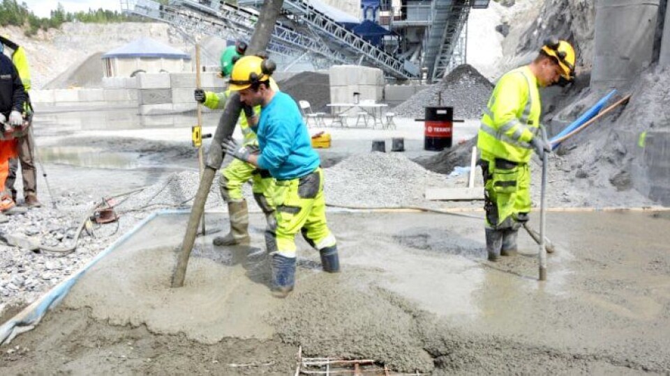 Franzefoss har vært med på det de betegner som svært vellykkede forsøk med bruk av maskinsand i betong.