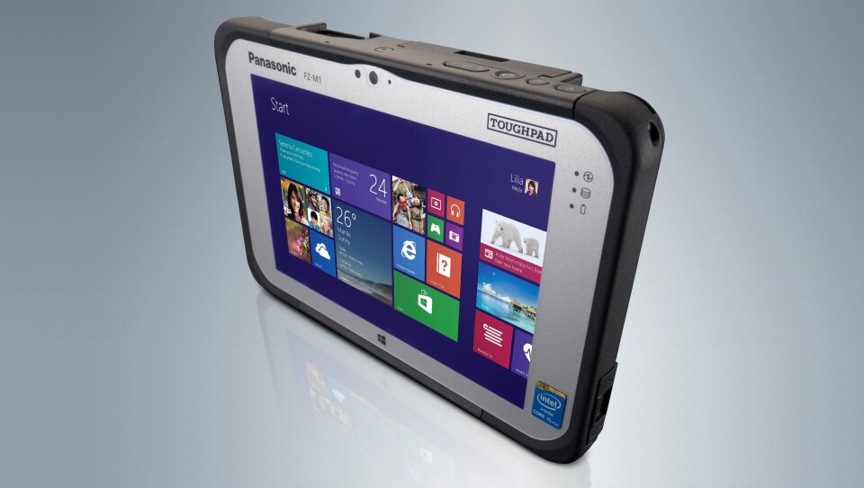 Panasonic oppdaterer den Windows-baserte Toughpad FZ-M1.
