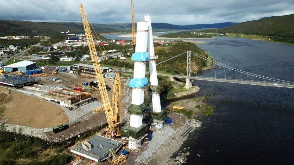 Brutårnet har snart nådd 60 meter.