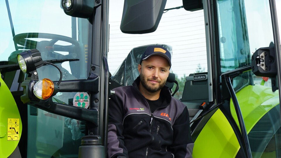 Heming Kornstad er nyansatt produktsjef for Claas traktor hos Norwegian Agro Machinery.