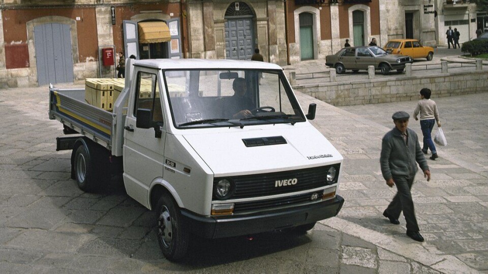 Slik så Iveco Daily ut da den ble lansert i 1978.