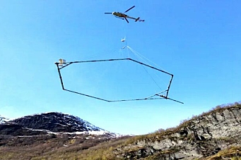 Grunnundersøkelser med «antenne-helikopter»