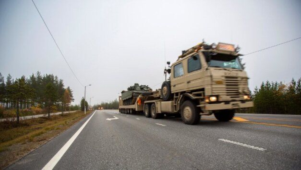 Militær transport.