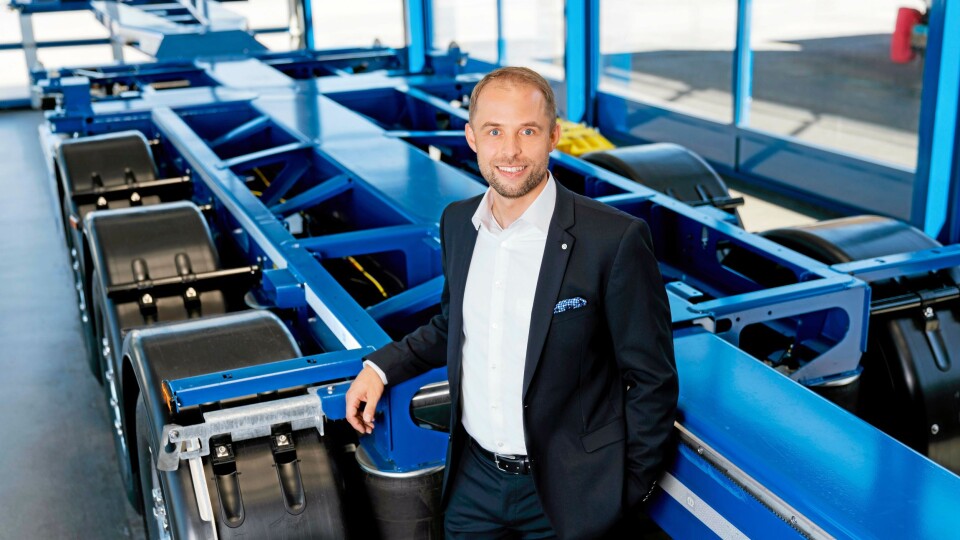Alfons B. Veer, ny direktør 1. august 2018 i den tyske påbyggeren Krone.