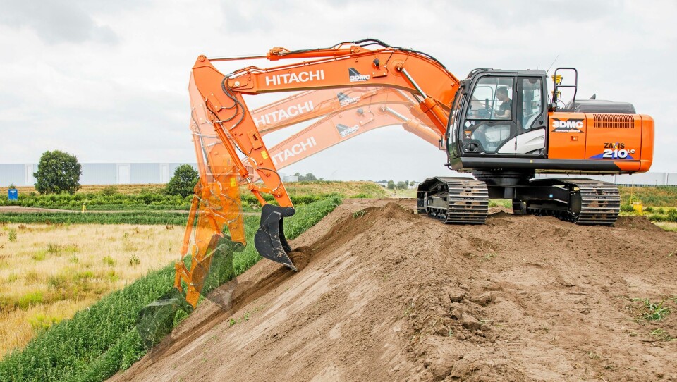 NYHET: Hitachi lanserte sin egen maskinkontroll i Amsterdam.Foto: Hitachi