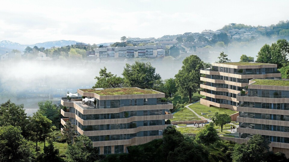 BOLIGER: Veidekke Steinsviken utenfor Bergen. Illustrasjonsbilde.Foto: Veidekke
