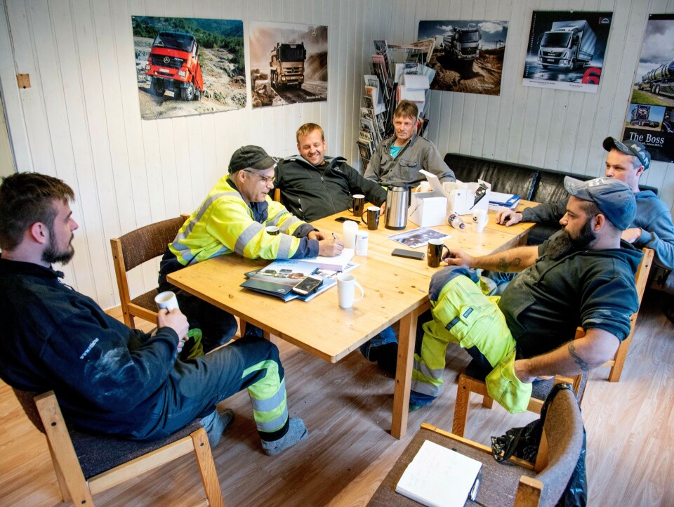 OPPTELLING: Når Ketil Verstad får med alle Mercedes-Benz’ene de har hatt, så kom tellingen til 19.