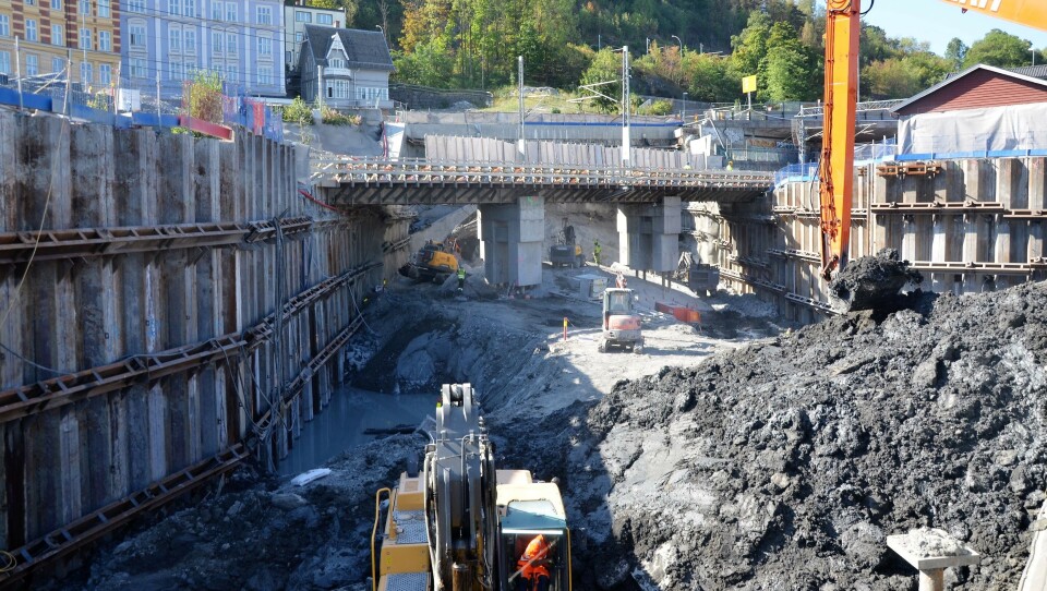 NCC Infrastructure skal gjøre betongarbeider for Bane Nor på Loenga-Ekebergåsen, som er en del av utbyggingen på Follobanen mellom Oslo S og Ski.