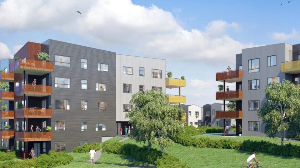 Byggetrinn 4 på Reppetoppen i Trondheim.