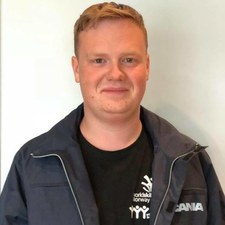 Norgesmester godstransport: Phillip Hanberg Nørgaard, Kent Maskin AS, Vestfold.