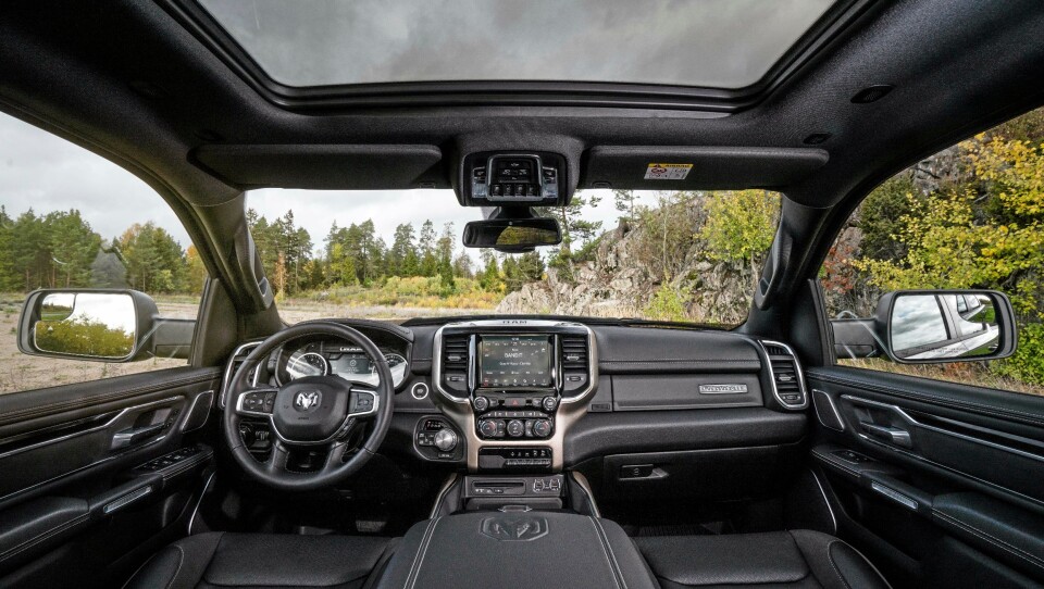 RAM 1500 leveres i fire utstyrsnivåer og har et utstyrsnivå som kan konkurrere med de fleste SUV-er på markedet.