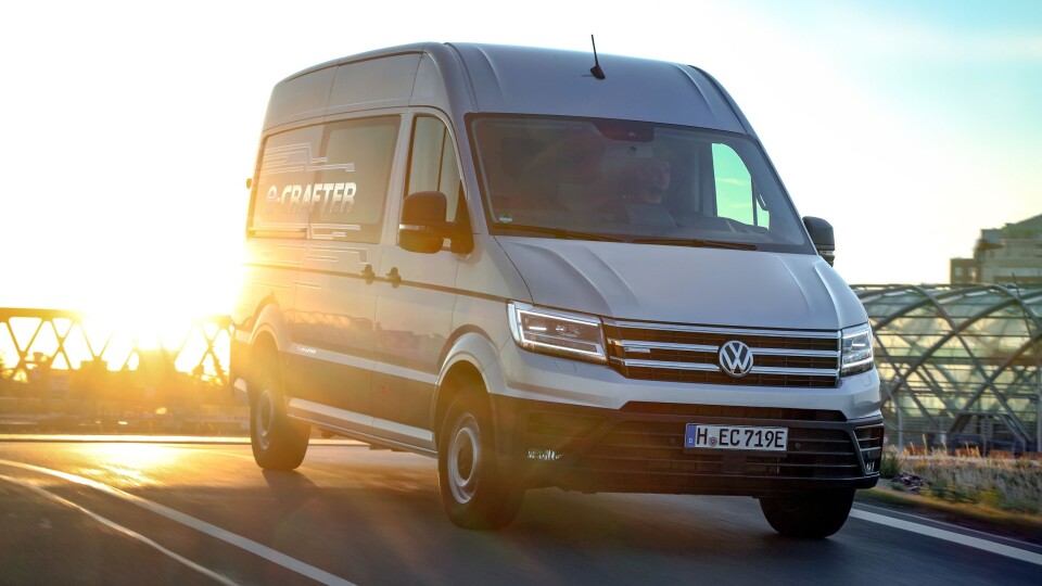 Wolksvagen e-Crafter til Zerokonferansen.