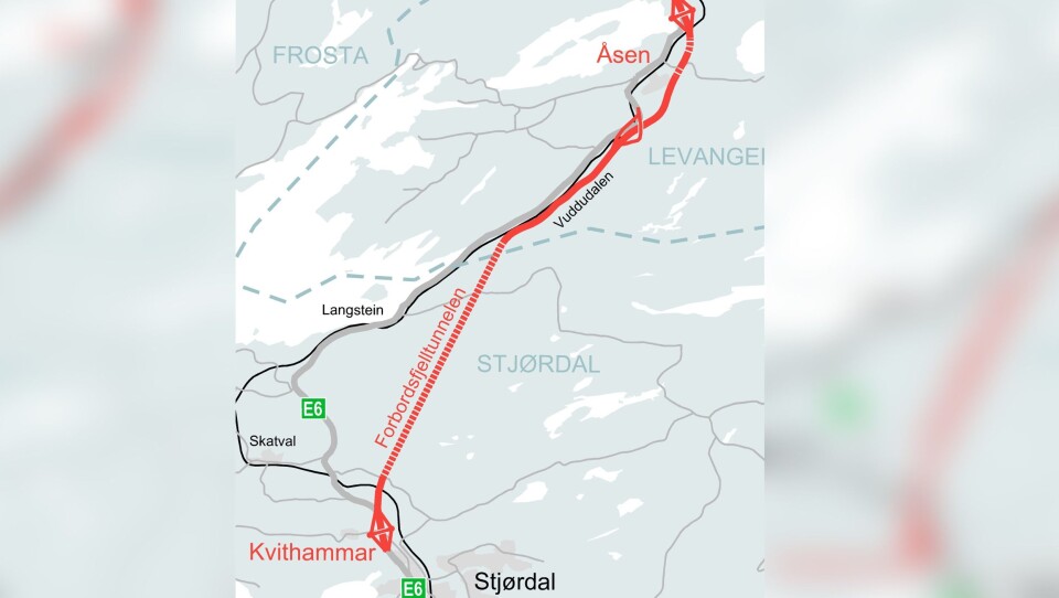 E6 Kvithammar - Åsen i Trøndelag.