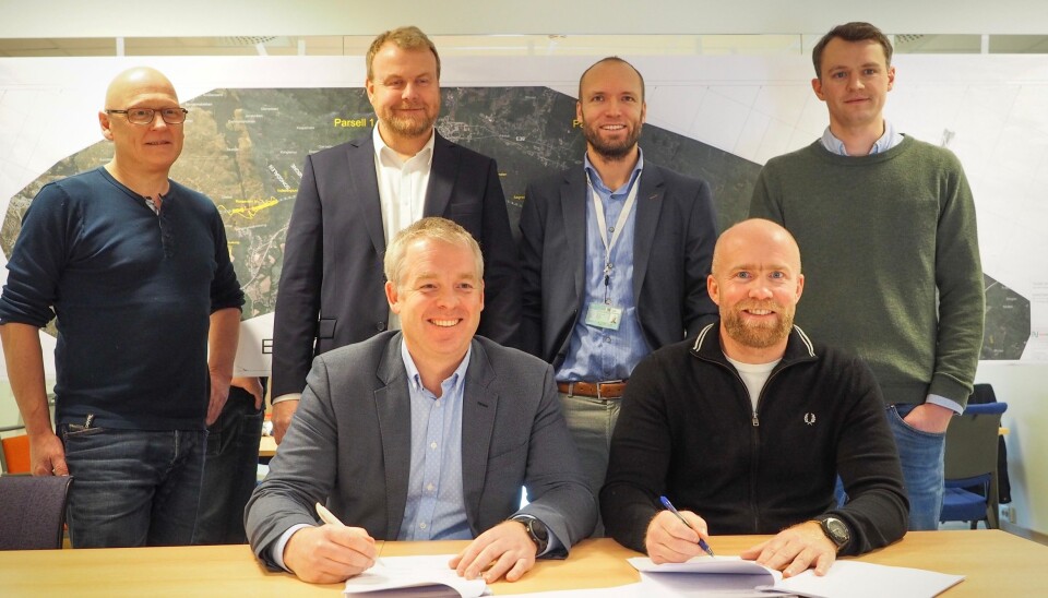 Bak fra venstre: Harald Kjetil Glendrange (ass PL AF), Asbjørn Stålesen, Finn Erik Espegren, Audun Kjølseth (AF). Foran fra venstre: Bjørn Velken og Hans Olav Omnes (PL AF)