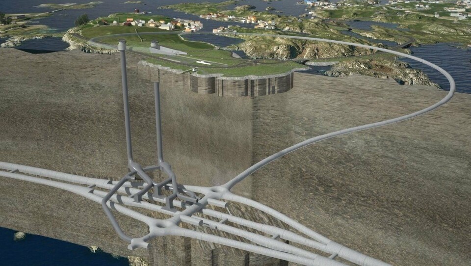 Tunnelsystemet som skal bygget ved Kvitsøy på E39 Rogfast.