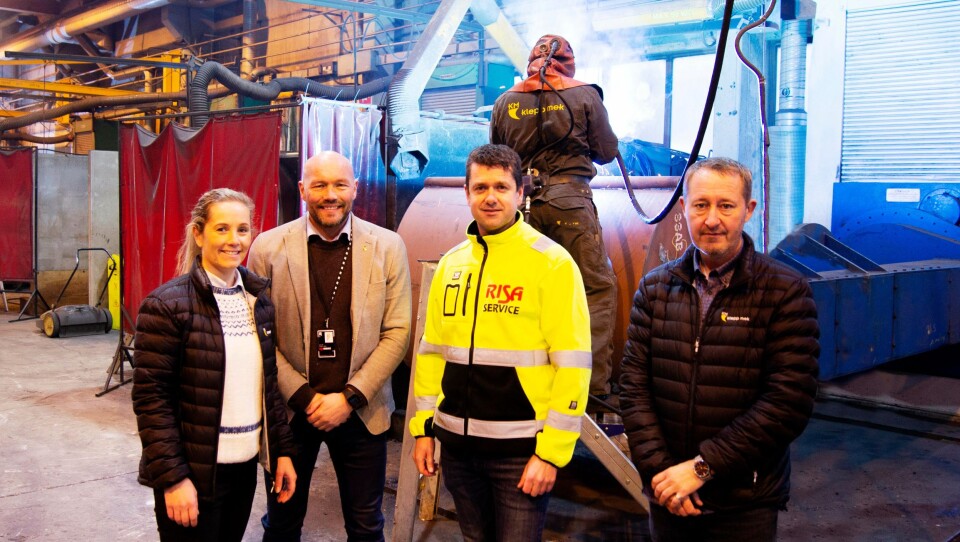 Klepp Mek på Jæren skal levere hurtigfestene og skuffene til de nye Volvo-maskinene som Risa Service har bestilt.