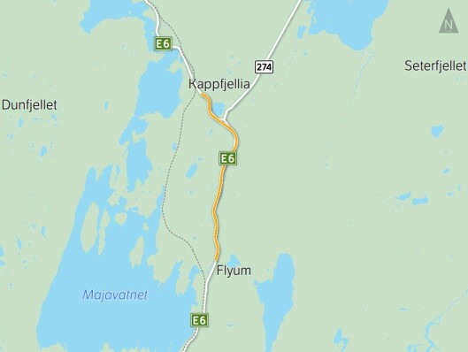 P2: Det blir ingen bygging av E6 Flym–Kappfjellia nå. P2: Det blir ingen bygging av E6 Flym–Kappfjellia nå.
