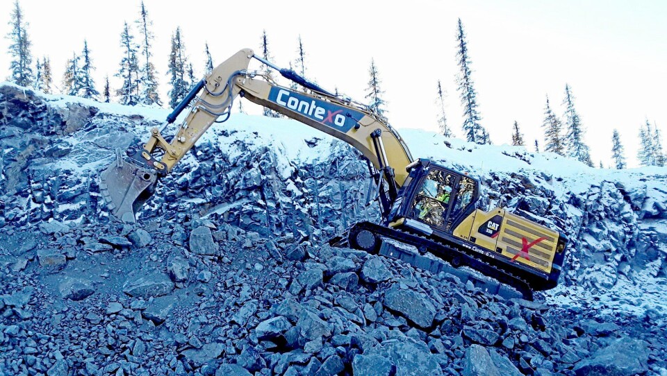 Norges første Caterpillar 336 Next Generation er levert til Contexo AS.