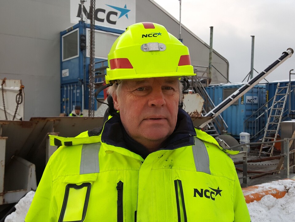 Prosjektleder i NCC, Hans Kevin.