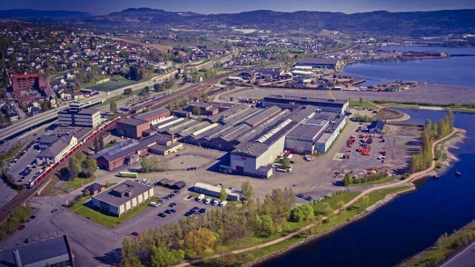 Her på Brakerøya i Drammen skal det nye sykehuset ligge.