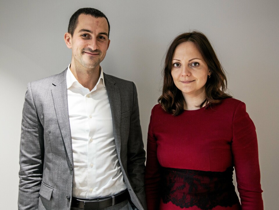 TOK TUREN: AT.no møtte kommersiell direktør Pavel Solovjovs og CFO Jana Gridasova i Kreiss i Oslo. TOK TUREN: AT.no møtte kommersiell direktør Pavel Solovjovs og CFO Jana Gridasova i Kreiss i Oslo.