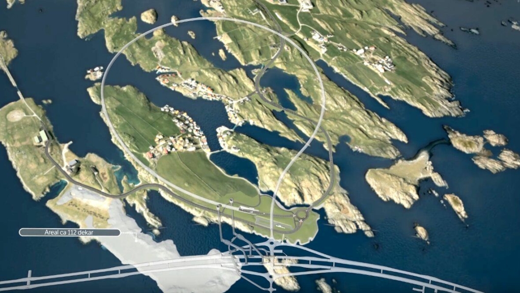 Tunnelsystemet som skal bygget ved Kvitsøy på E39 Rogfast.
