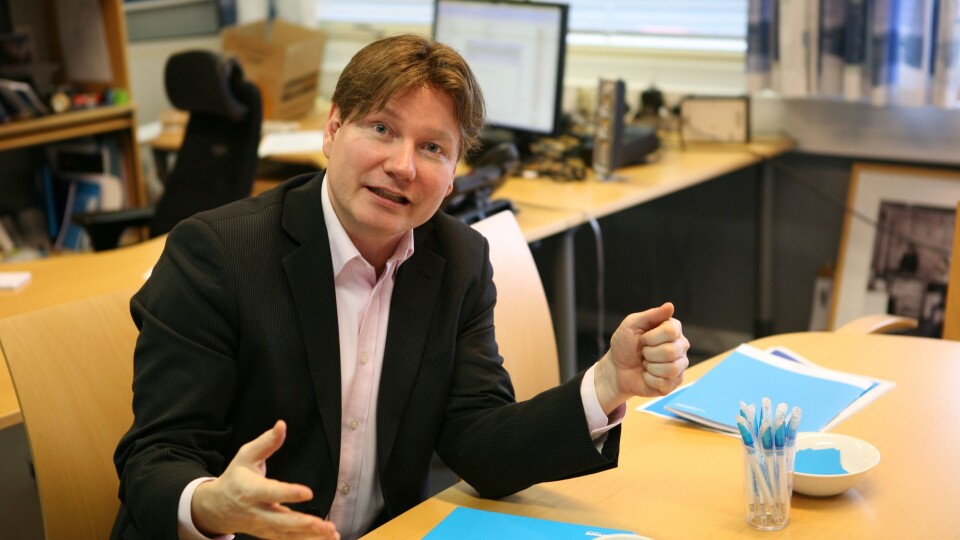 Ole A. Hagen, kommunikasjons- og markedsdirektør i Post Nord, mener de nye planene for godsterminalen på Nygårdstangen vil skape kaos. Foto: Per Dagfinn Wolden