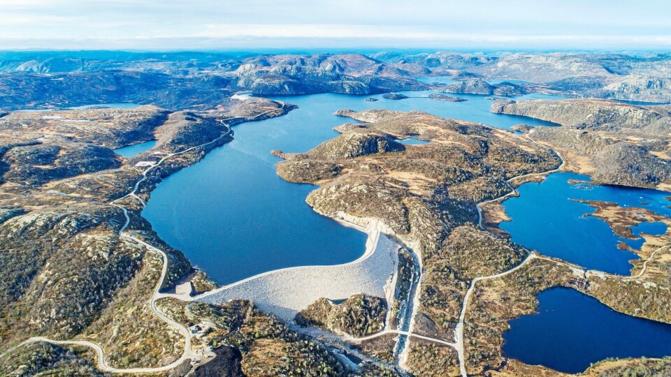 Dam Skjerkevatn i Åseral.
