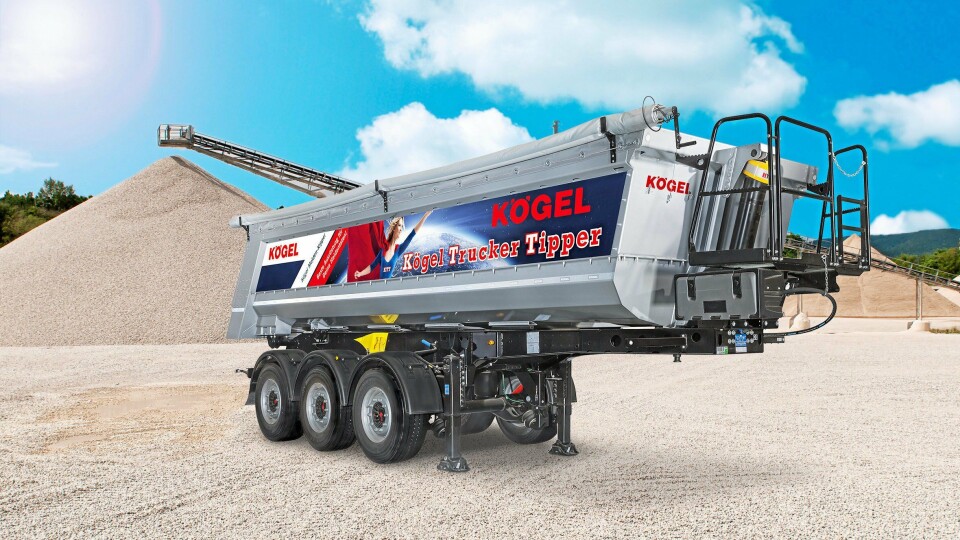 BRUKERVENNLIG: Kögel Trucker Tippers (KTT) er Kögels hovedtrekkplaster på årets Bauma.