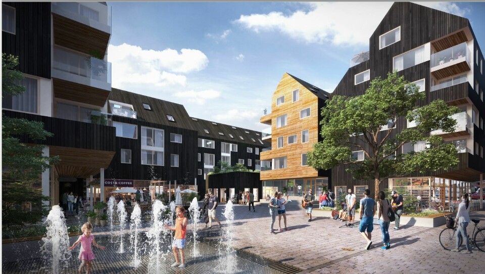 Heggedal Torg i Asker (Tandberg Eiendom).