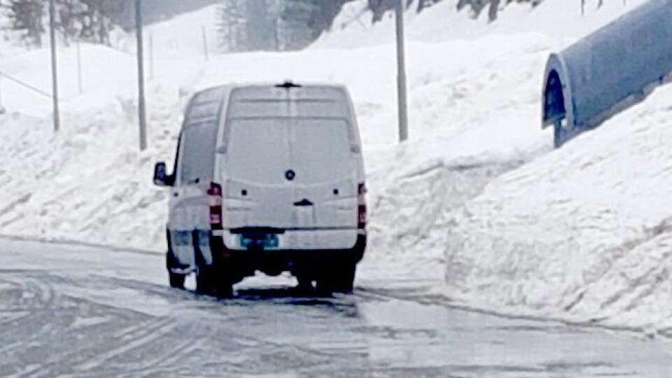 Denne Mercedes-Benz Sprinteren veide 2,8 tonn for mye.