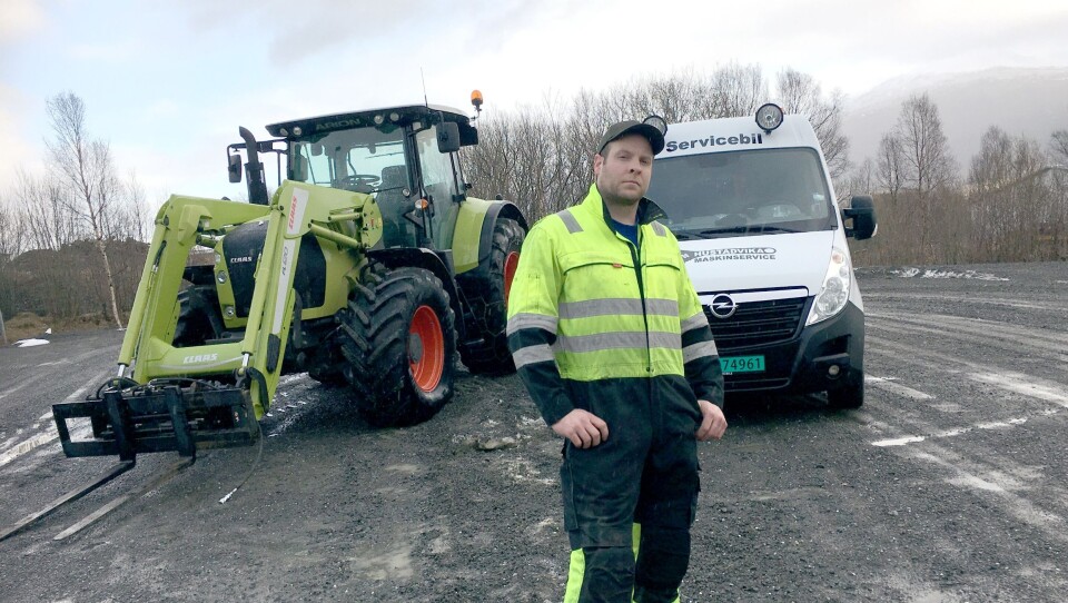 Odd Ingve Ødegård og Hustadvika Maskinservice blir ny servicepartner for Norwegian Agro Machinery.