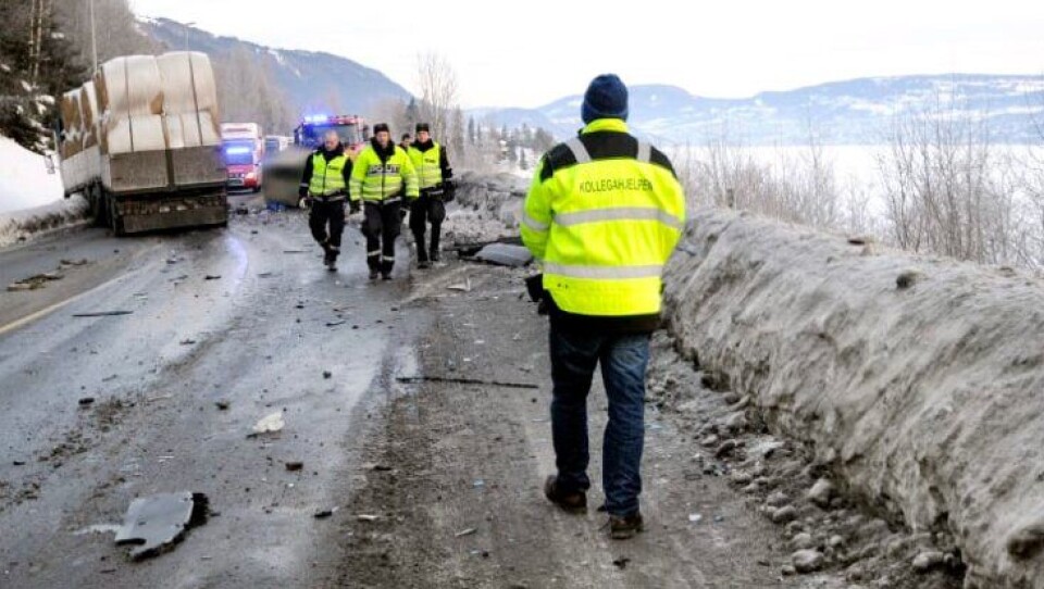 NLFs Kollegahjelpen er en ressurs for yrkessjåfører som har hatt en traumatisk opplevelse.
