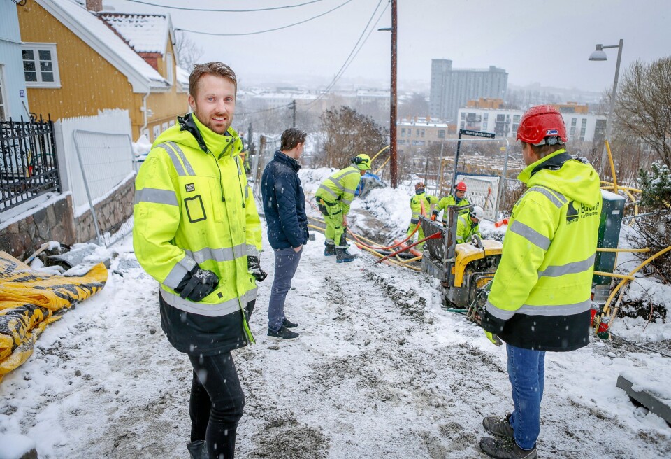 – EN VESENTLIG OVERGANG: Henrik Berntsen i Braathen Landskapsentreprenør snakker varmt om overgangen til SmartDok. – EN VESENTLIG OVERGANG: Henrik Berntsen i Braathen Landskapsentreprenør snakker varmt om overgangen til SmartDok.