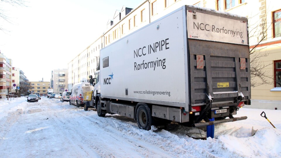 NCC har inngått kontrakt med Oslo kommunes om gravefri renovering av kommunale avløpsrør.