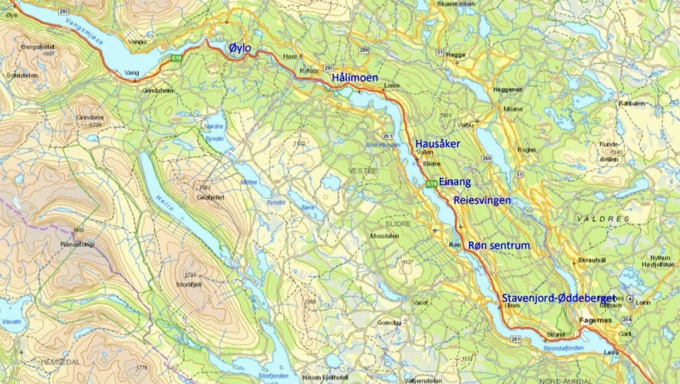Utbedringen av den 42 kilometer lange strekningen E16 Fagernes-Øylo skal gjennomføres som totalentreprise med samspill.