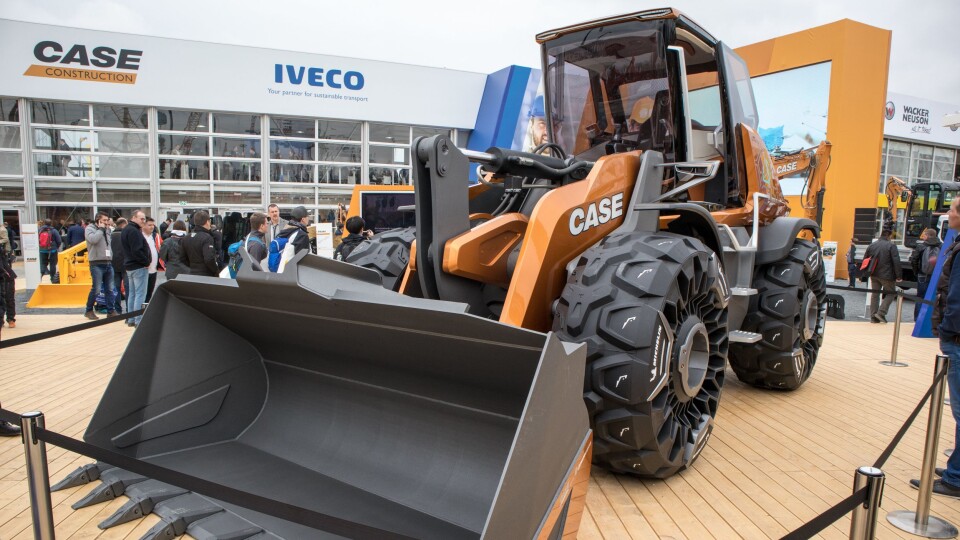 Case ConseptTETRA ble avdukket på Bauma mandag.