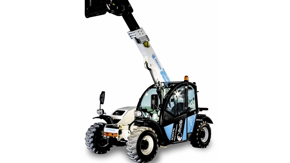 Faresin 6.26 elektrisk teleskoplaster, lansert Bauma 2019.