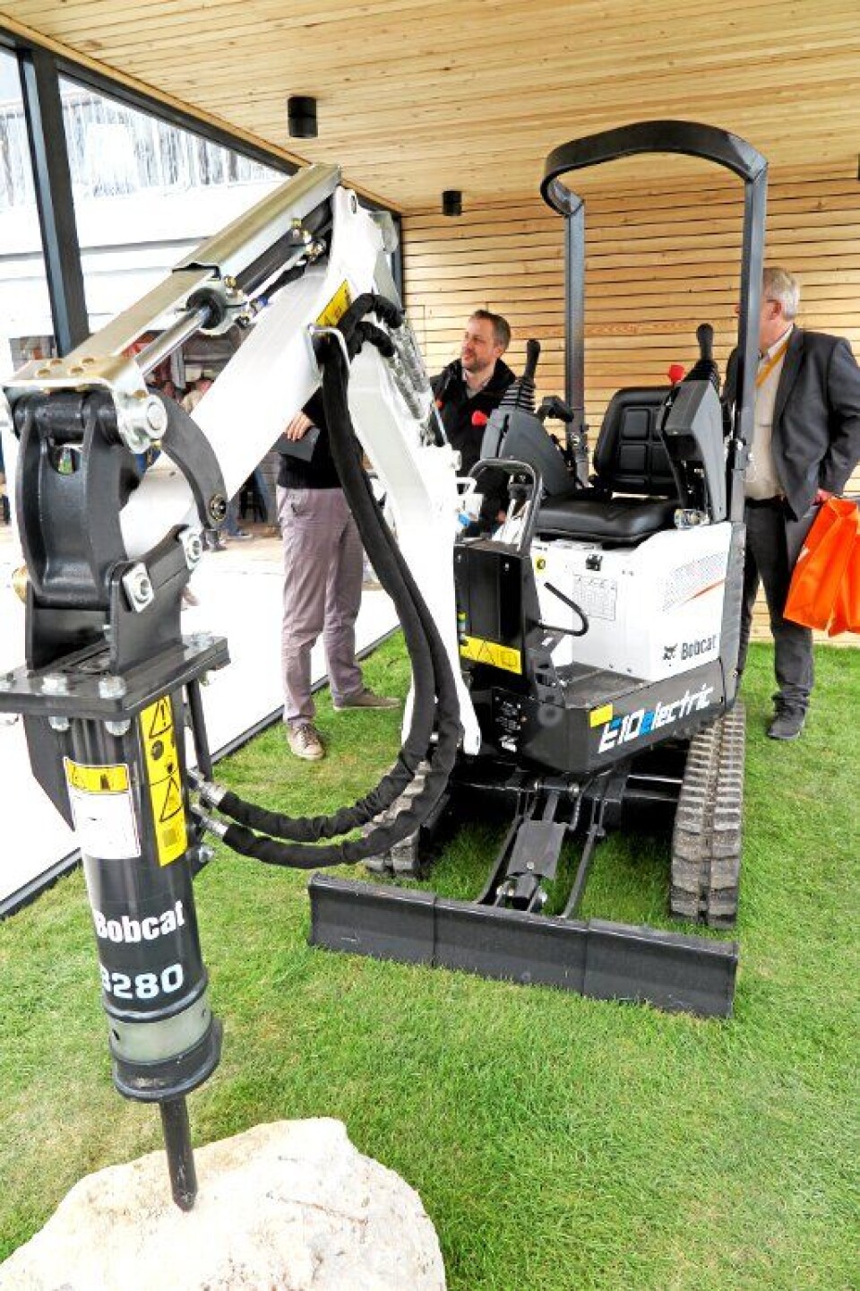 BOBCAT: Minigraveren E10e er nå klar for produksjonsstart, med leveringer senere i år.