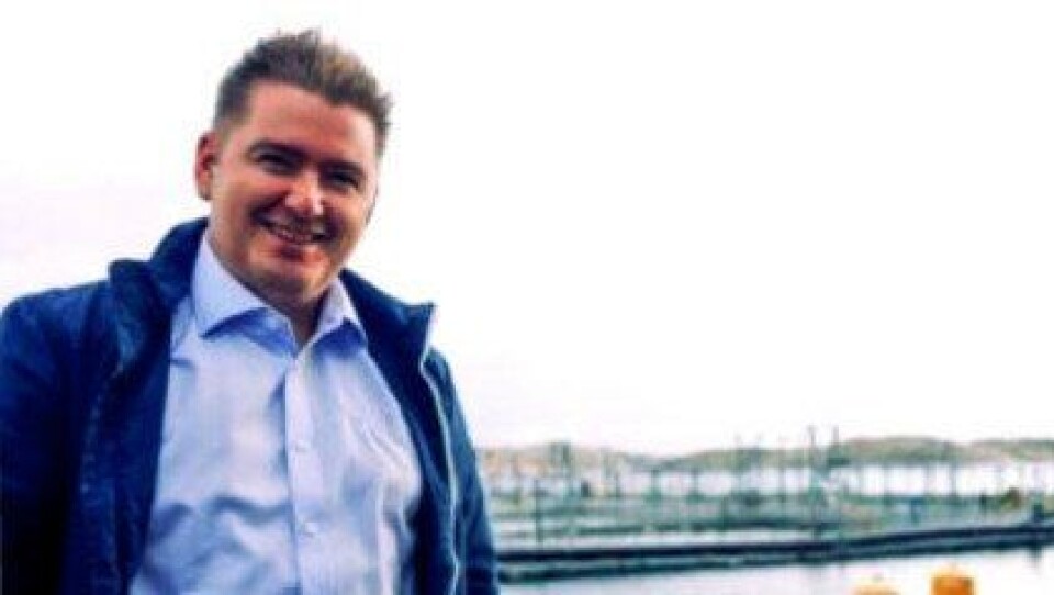 Head of Production planning SalMar, Simon Søbstad, forteller at selskapet har skiftet spor til verdensomspennende logistikksatsning.