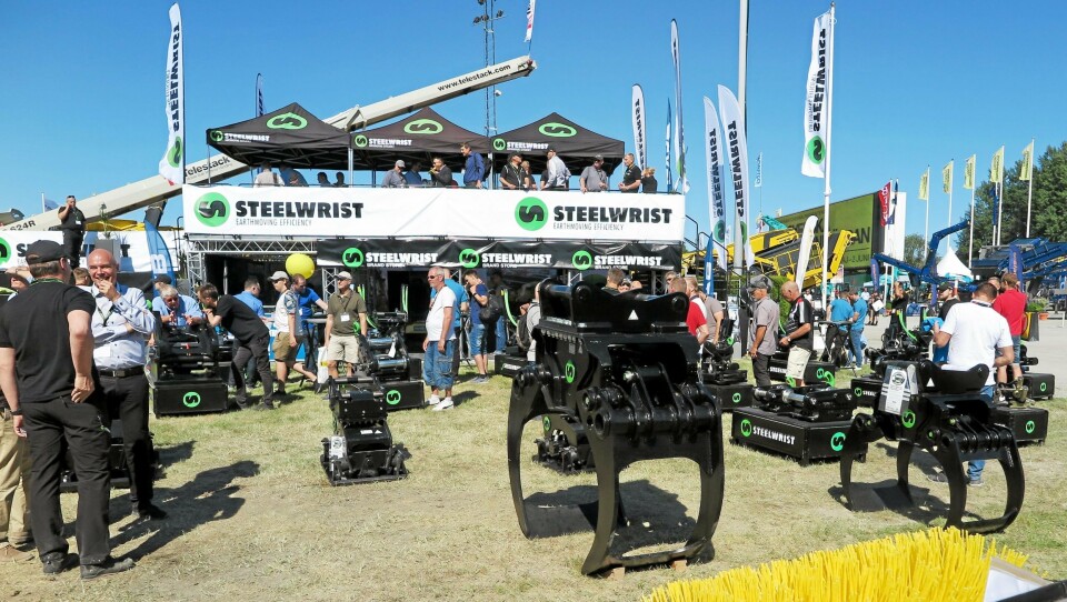 Steelwrist er aktiv på en rekke messert og utstillinger.