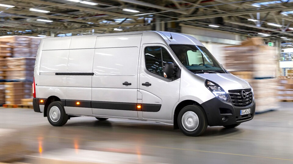Oppgradert Opel Movano.