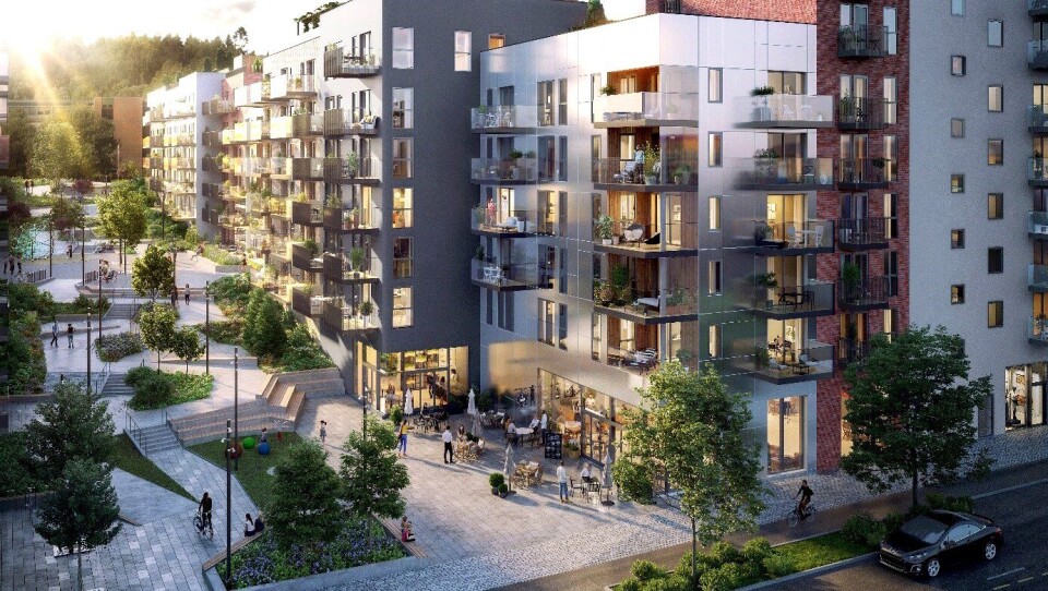 Frysjaparken nær Nordmarka i Oslo.