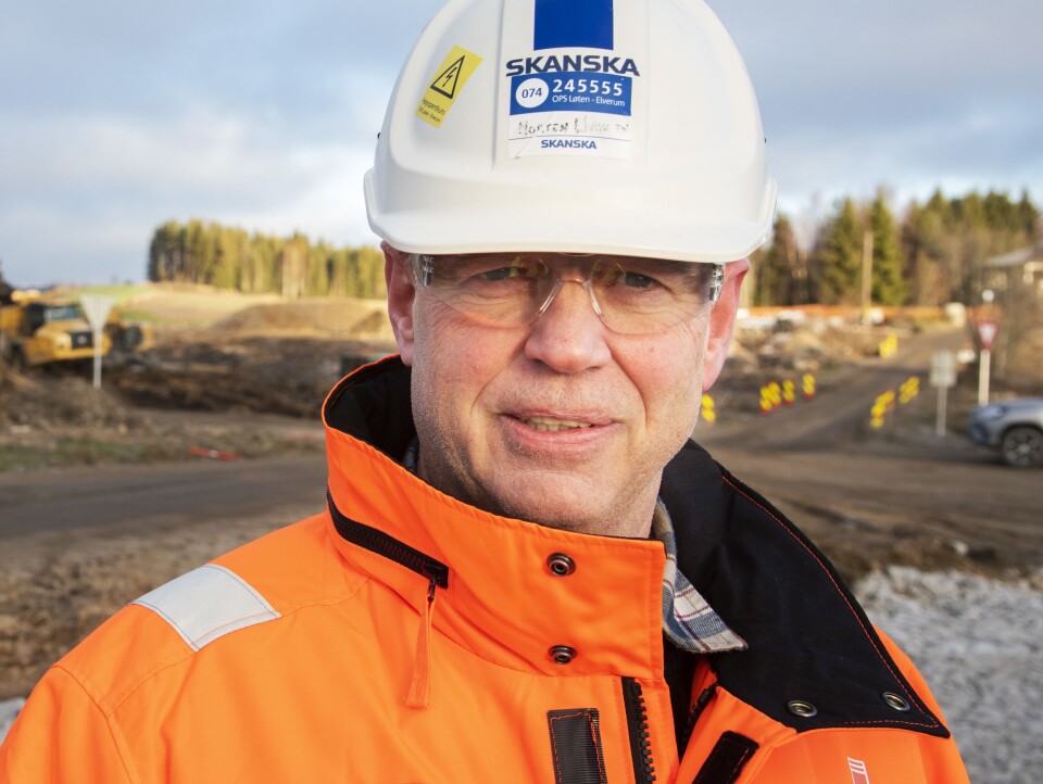 VELDIG FORNØYD: Daglig leder Morten Wangen i Hedmarksvegen AS er strålende fornøyd både med produksjonen og at ingen er skadet det første året.