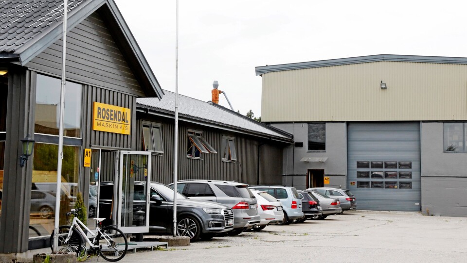 Rosendal Maskin AS utvider Doosan-porteføljen. Bilde av hovedkontoret i Askim, juli 2018.