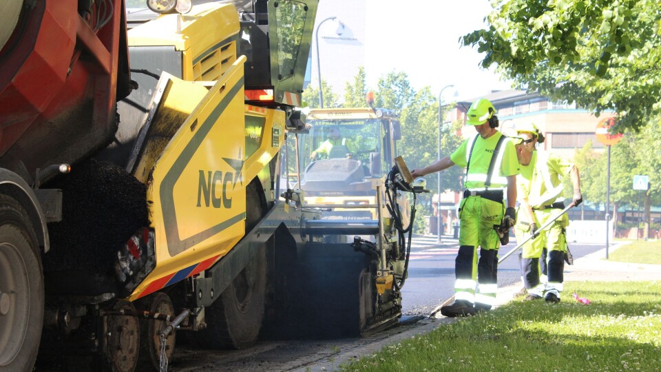 NCC skal asfaltere i Trondheim og Klæbu.