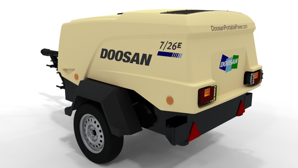 Rosendal Maskin AS overtar agenturet på Doosan Portable Power dieseldrevne mobile lavtrykkskompressorer under 17 bar i Norge.