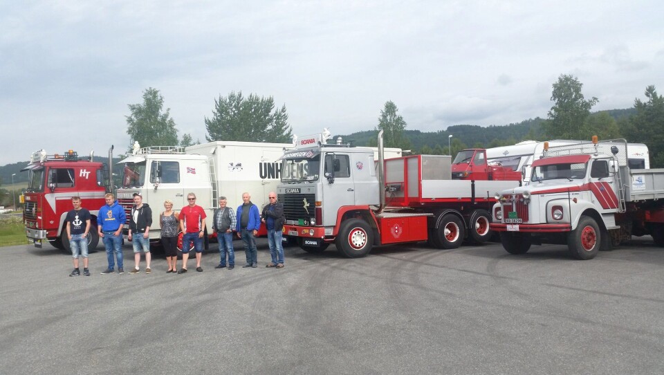 Her er «Møre-gjengen» på vei til Vognmannen 2018 på Magnor.