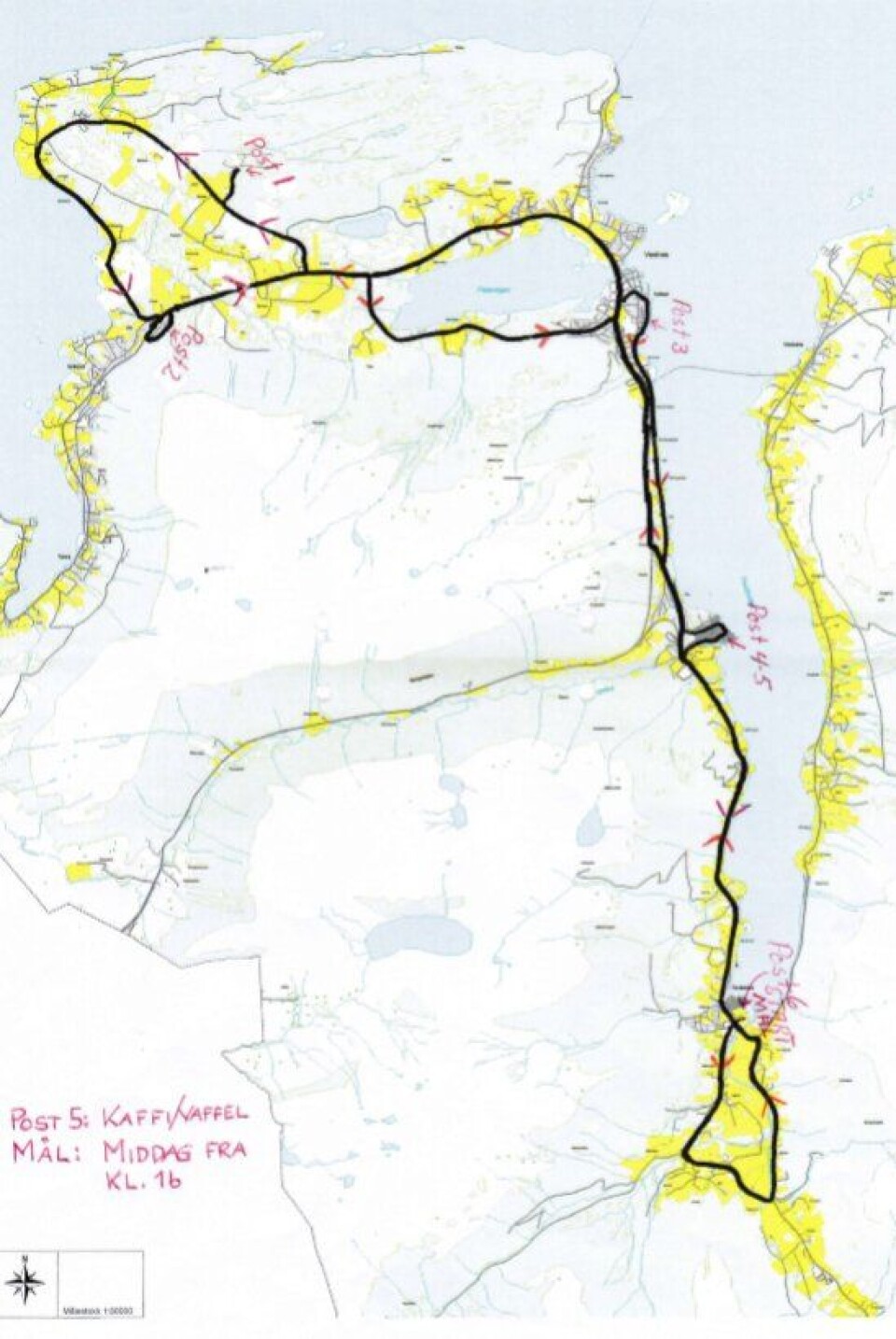 Kjøreruta på løpet som starter 29. juni klokken 11.